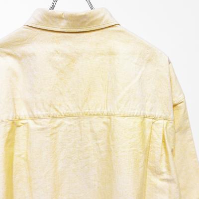 refomed [ WRIST PATCH WIDE SHIRT"OX" ] YELLOW