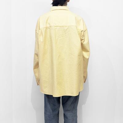 refomed [ WRIST PATCH WIDE SHIRT"OX" ] YELLOW
