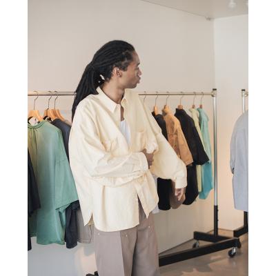 refomed [ WRIST PATCH WIDE SHIRT"OX" ] YELLOW
