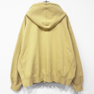 refomed [ "KINCHAKU" ZIPUP HOODIE ] YELLOW