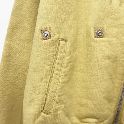 refomed [ "KINCHAKU" ZIPUP HOODIE ] YELLOW