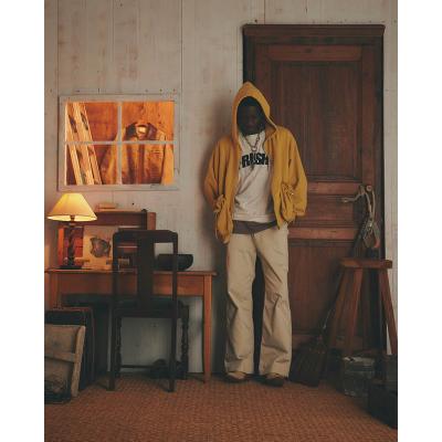 refomed [ "KINCHAKU" ZIPUP HOODIE ] YELLOW