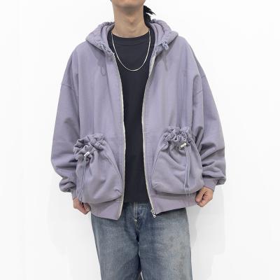 refomed [ "KINCHAKU" ZIPUP HOODIE ] LAVENDER