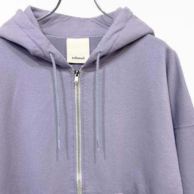 refomed [ "KINCHAKU" ZIPUP HOODIE ] LAVENDER