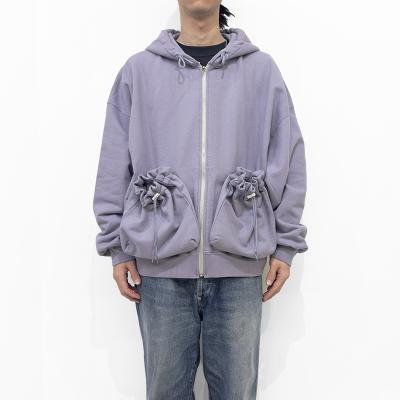 refomed [ "KINCHAKU" ZIPUP HOODIE ] LAVENDER