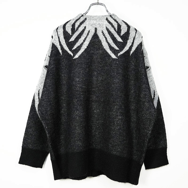 DAIRIKU Leopard Mohair Cardigan Knit