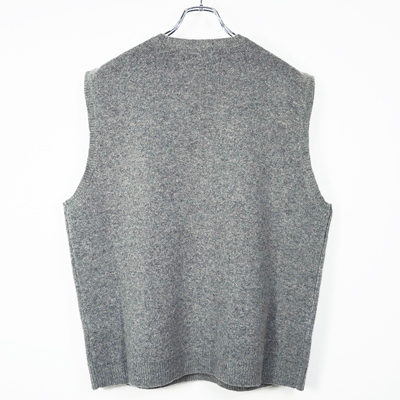 DAIRIKU [ "Benjamin" Knit Vest ] Gray