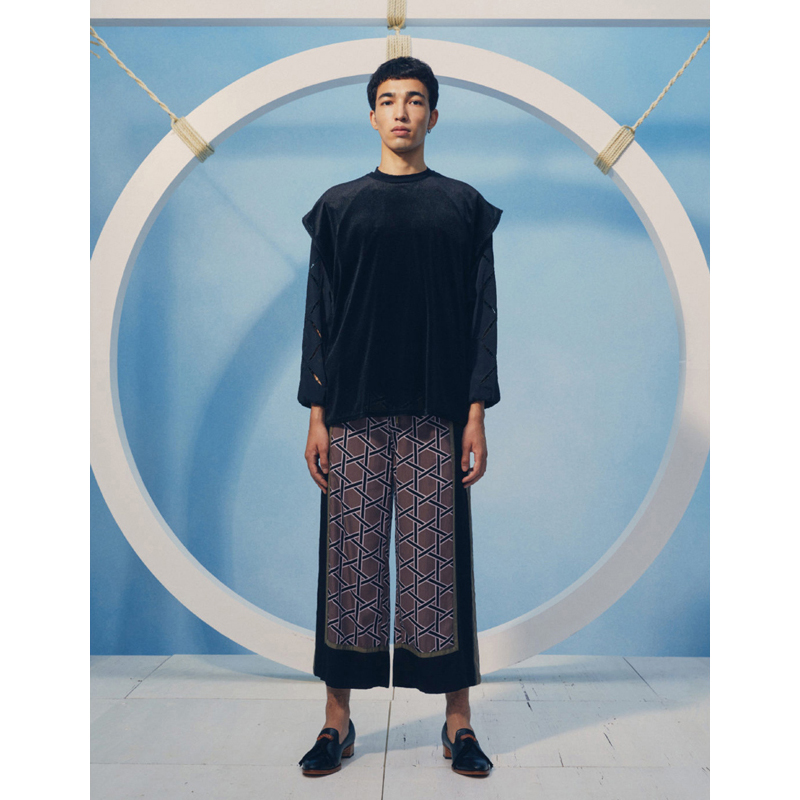 Sasquatchfabrix. [ KAGOME FLAME PANTS ] BLACK | ロイド・エフ