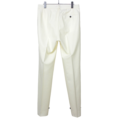 DAIRIKU [ Deck Detail Wool Slacks ] White | ロイド・エフダブリュー