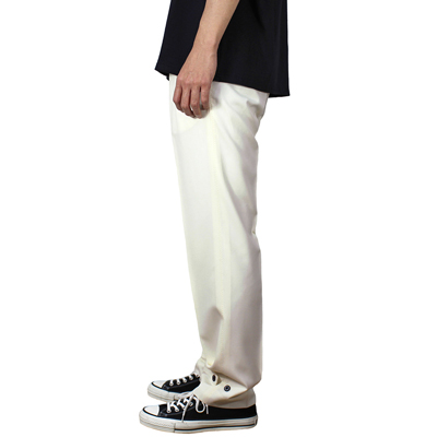 DAIRIKU [ Deck Detail Wool Slacks ] White | ロイド・エフダブリュー