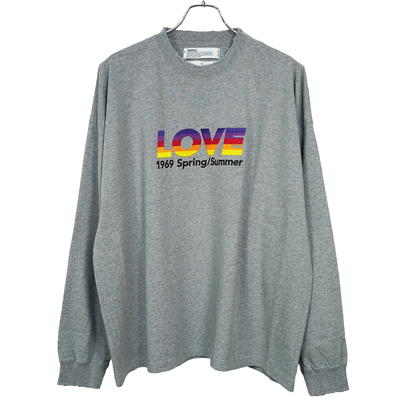 DAIRIKU [ "LOVE" Vintage Long Sleeve Tee ]