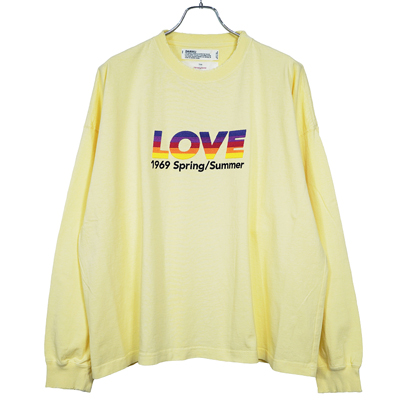 DAIRIKU [ "LOVE" Vintage Long Sleeve Tee ]