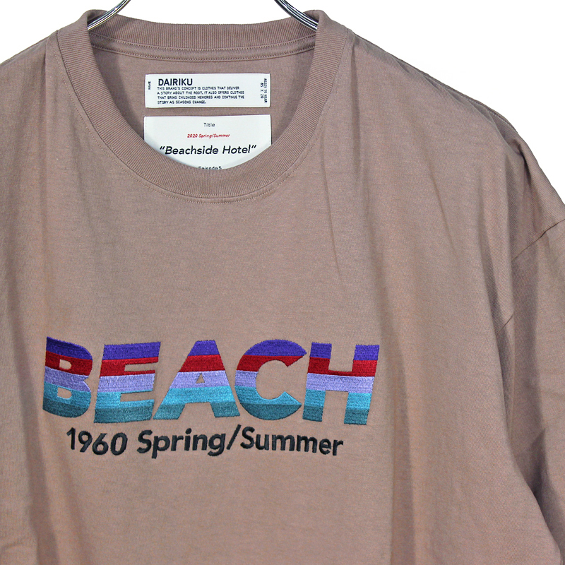 DAIRIKU "BEACH" Half-Sleeve Tee