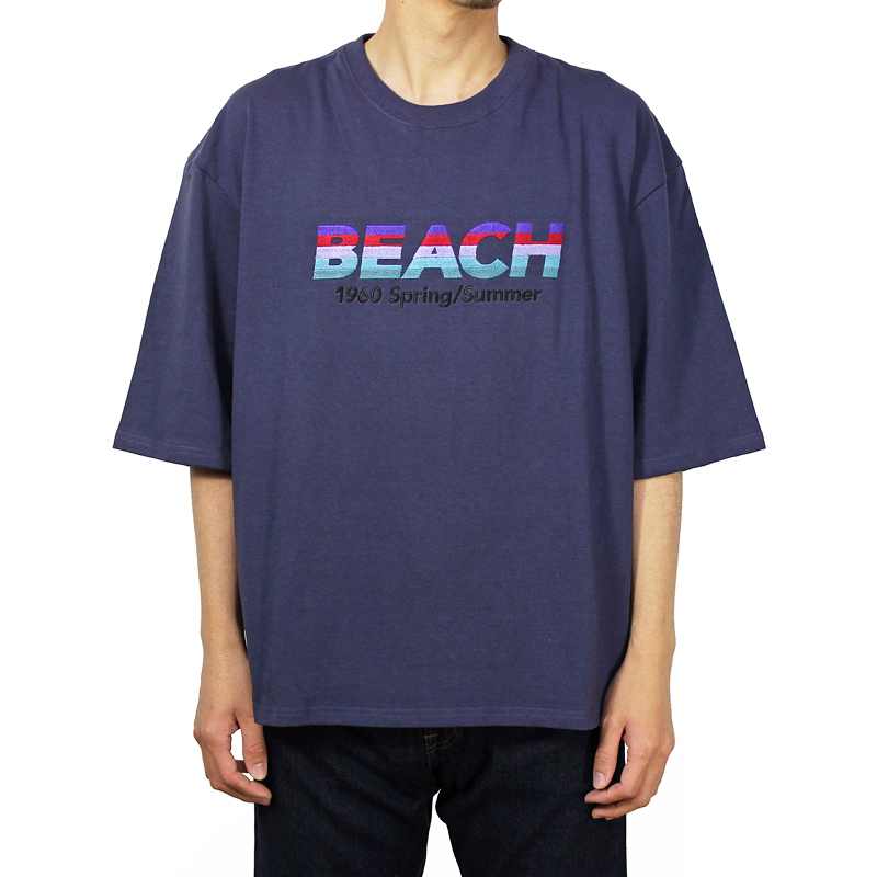 Dairiku 20ss beach Tシャツ ピンクオレンジ 20SS