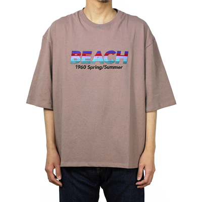 dairiku 20ss BEACH刺繍tシャツ