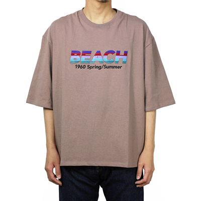 DAIRIKU [ "BEACH" Half-Sleeve Tee ]