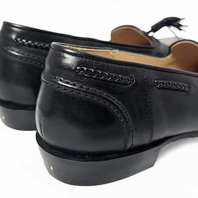 SUGARHILL [ LEATHER RACE LOAFER SHOES ] BLACK