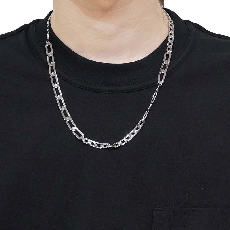 JOHN LAWRENCE SULLIVAN [ MIX CHAIN NECKLACE ] SILVER | ロイド・エフダブリュー (LLOYD  FW)
