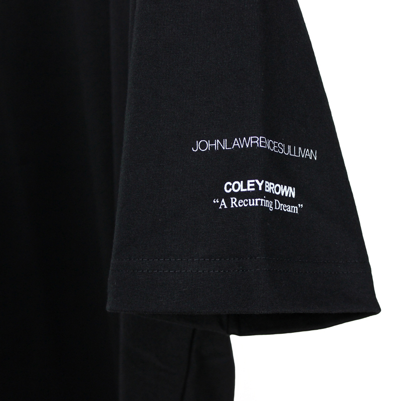 JOHN LAWRENCE SULLIVAN [ フォトバックプリントTシャツ ] BLACK 