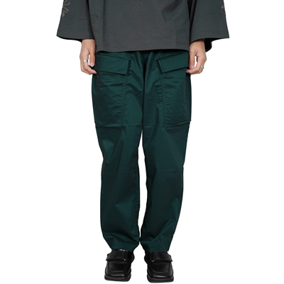 Sasquatchfabrix. [ NYLON MILITARY PANTS ] DARK GREEN | ロイド